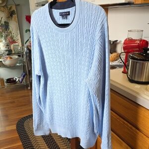 Tommy Hilfiger Light Blue Crewneck Sweater